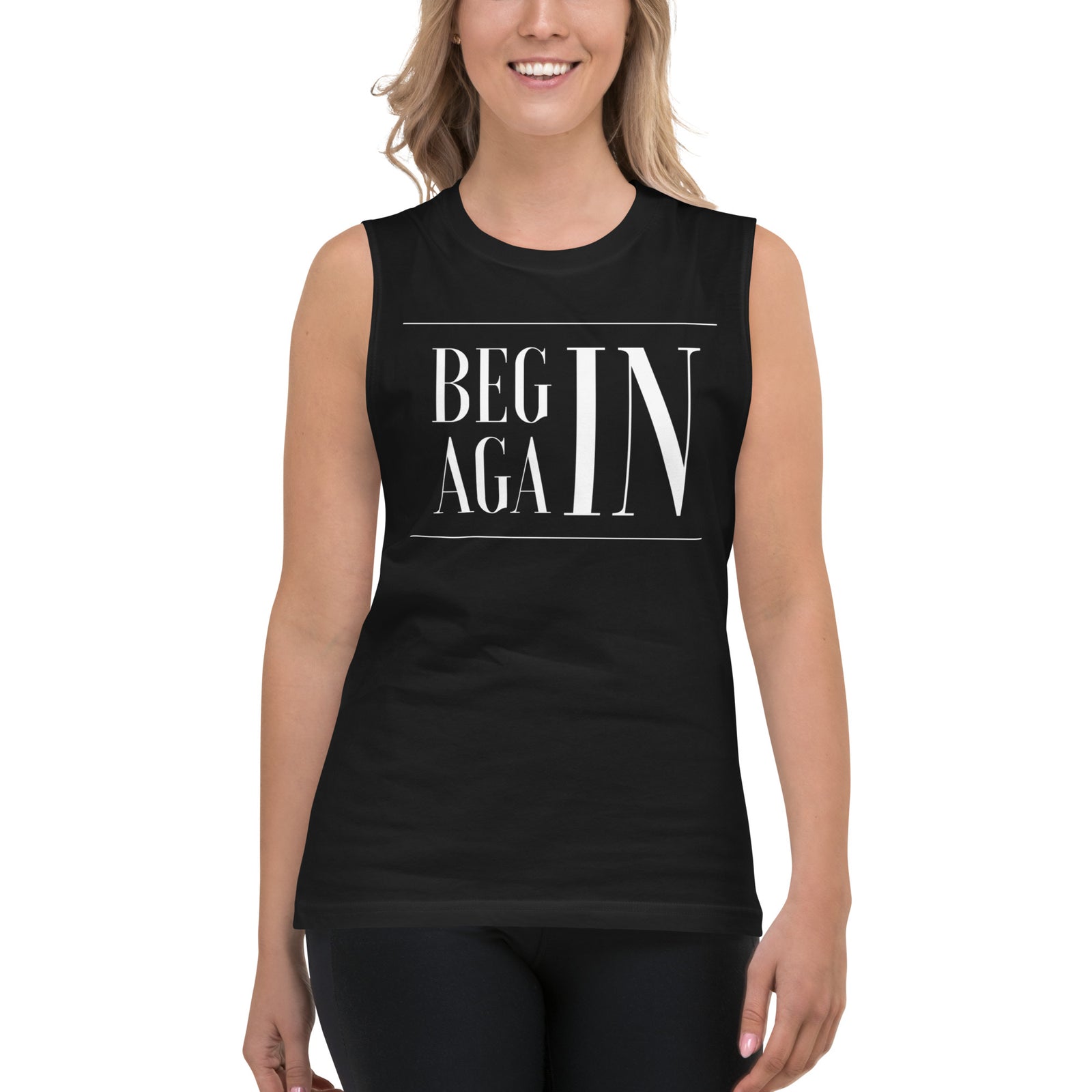 Begin Again Muscle Shirt