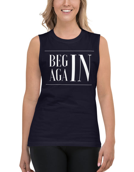 Begin Again Muscle Shirt